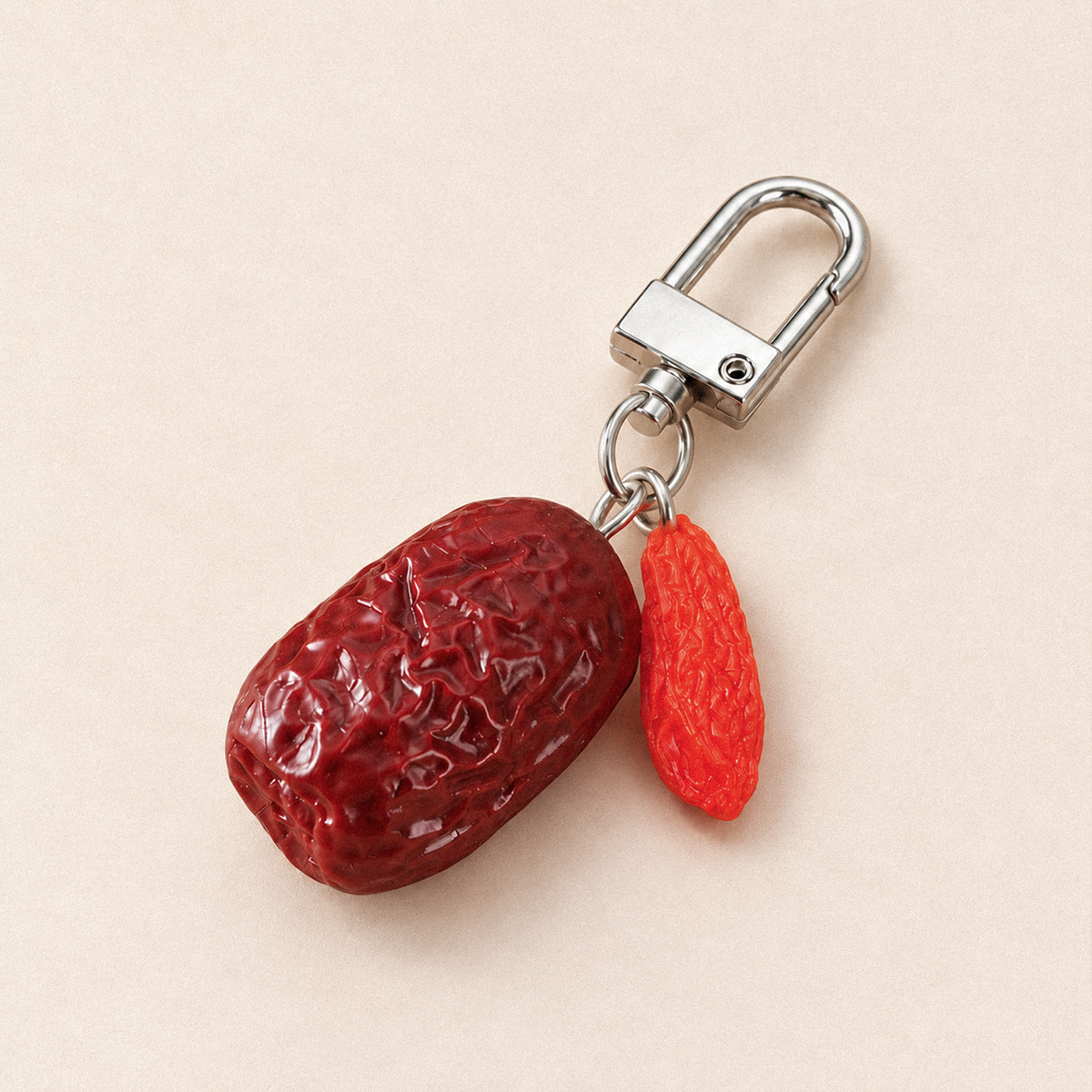 Red Date Goji Keychain